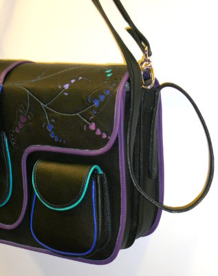 Alice Angevin, Les Sacs à M'Alice Sac à Main Herria T4 noir et Violet