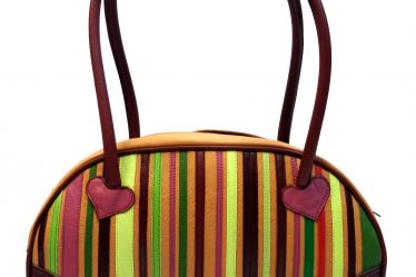 Alice Angevin, Les Sacs à M'Alice, Sac à Main Tendance bandes de cuir parées, Bx