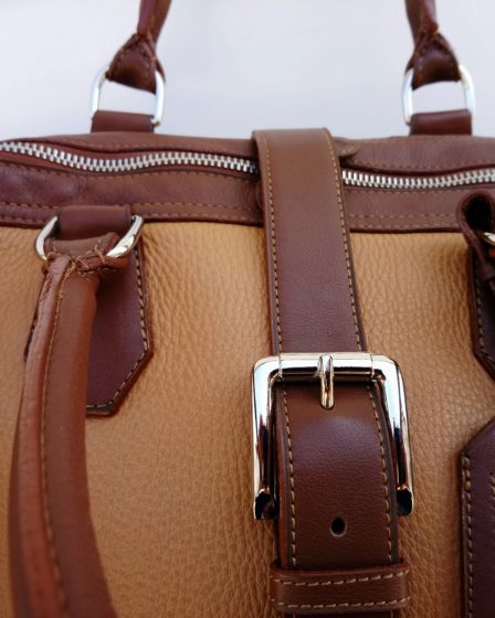 Alice Angevin, Les Sacs à M'Alice 2018 Bagage à main 55x35x25cm,2 cuirs, détail