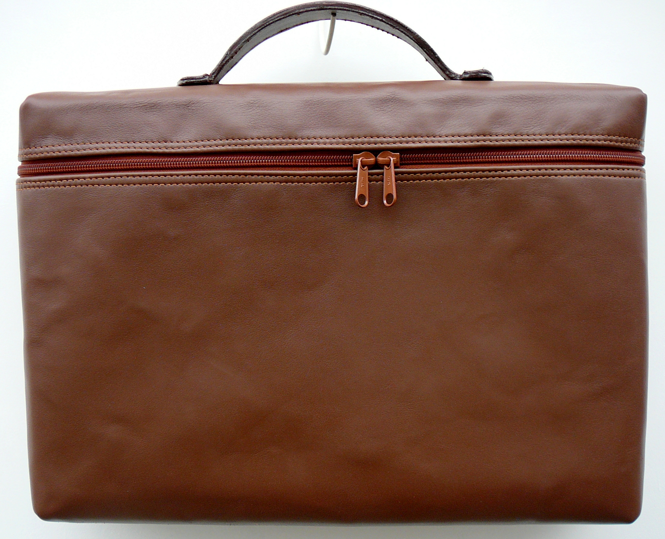 Alice Angevin, Les Sacs à M'Alice Housse à PC Portable Zippée marron clair