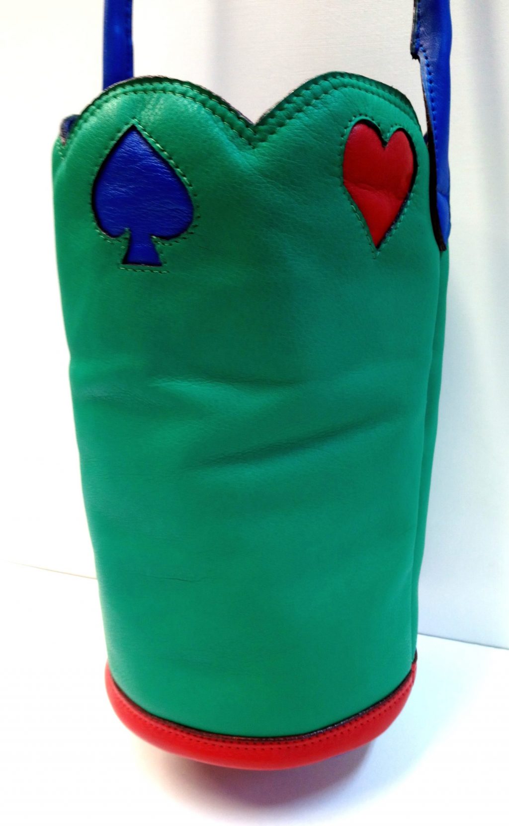 Alice Angevin Les Sacs à M'Alice Sac à Main Sceau Card, coté pique et coeur