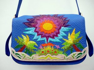 Alice Angevin, Les Sacs à M'Alice Sac à main Gibecière Herria Paysage Soleil 1