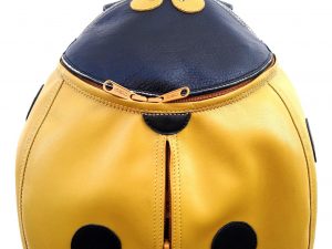 A.A. Les Sacs à M'Alice Sac à dos Coccinelle jaune devant