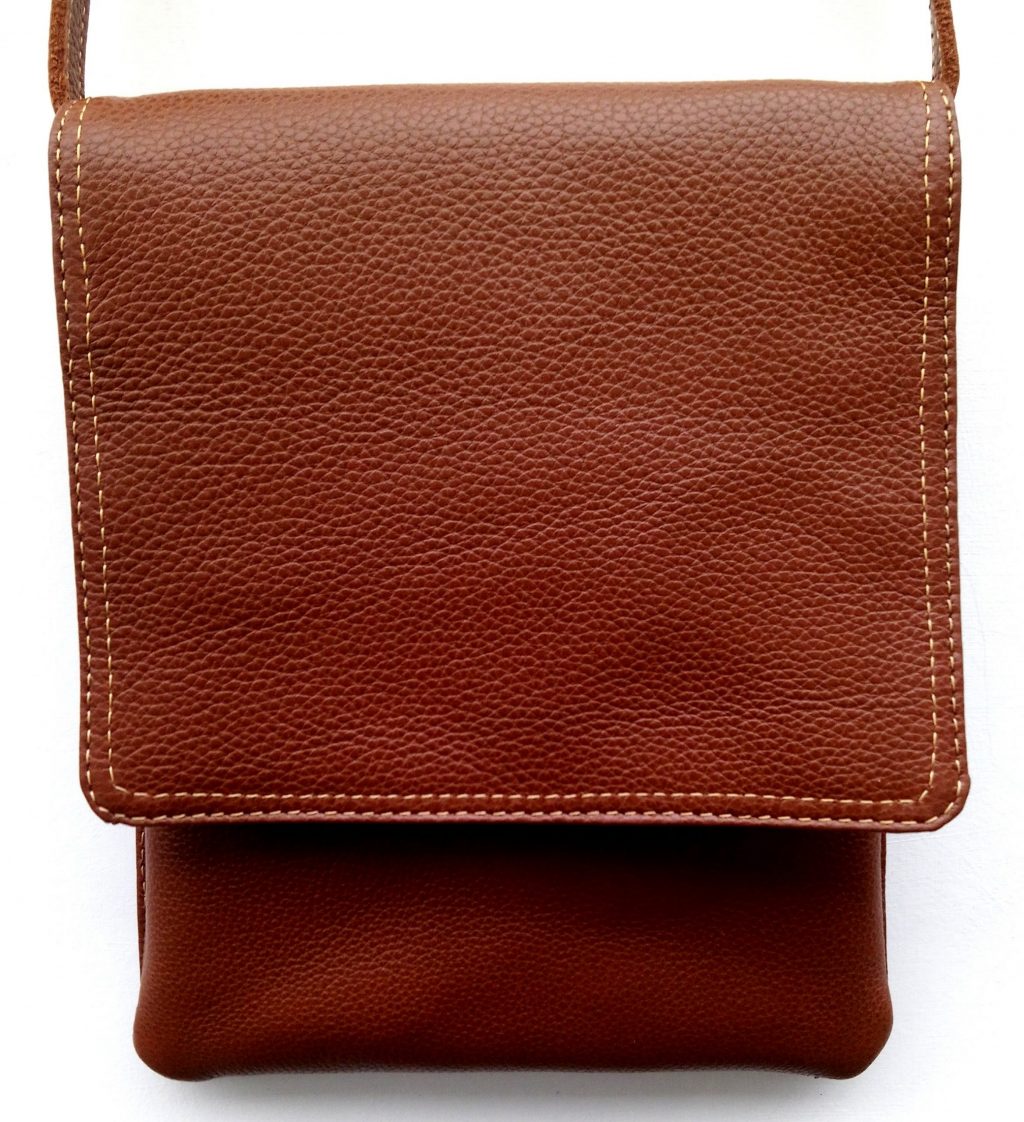 A.A.Les Sacs à M'Alice, Pochette Mynky cognac