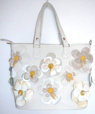 Alice Angevin, Les Sacs à M'Alice Sac à Main Lilia Blanc 1