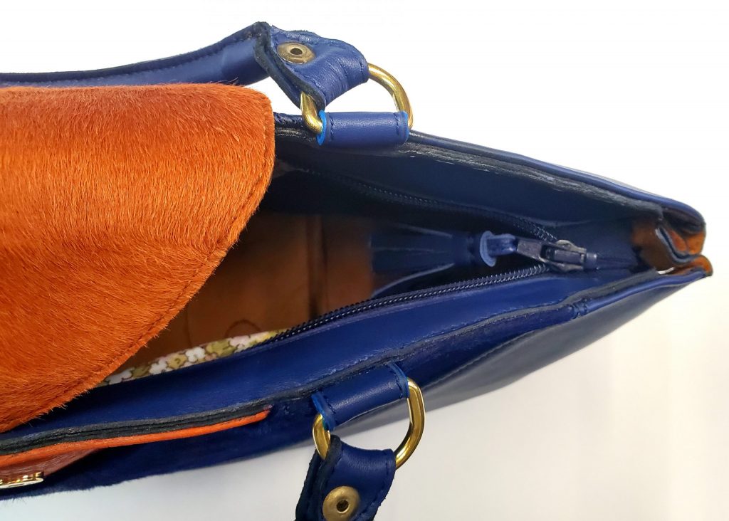 A.A.Les Sacs à M'-Sac à main Alcedo-détail-dessus-pompon