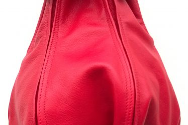 Alice Angevin, Les Sacs à M'Alice Sac à Dos Poire, rouge dessus olive