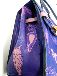 Sac à Main Kéti Chats, coté gauche LSàM'A.A.
