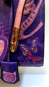 Sac à Main Kéti Chats, devant détail, étui à clé LSàM'A.A.