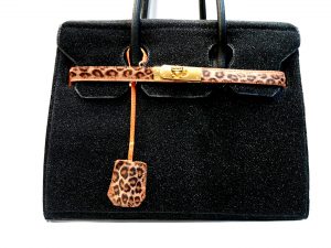 Sac à Main Kéti noir orange devant fermé LSàM'A.A.