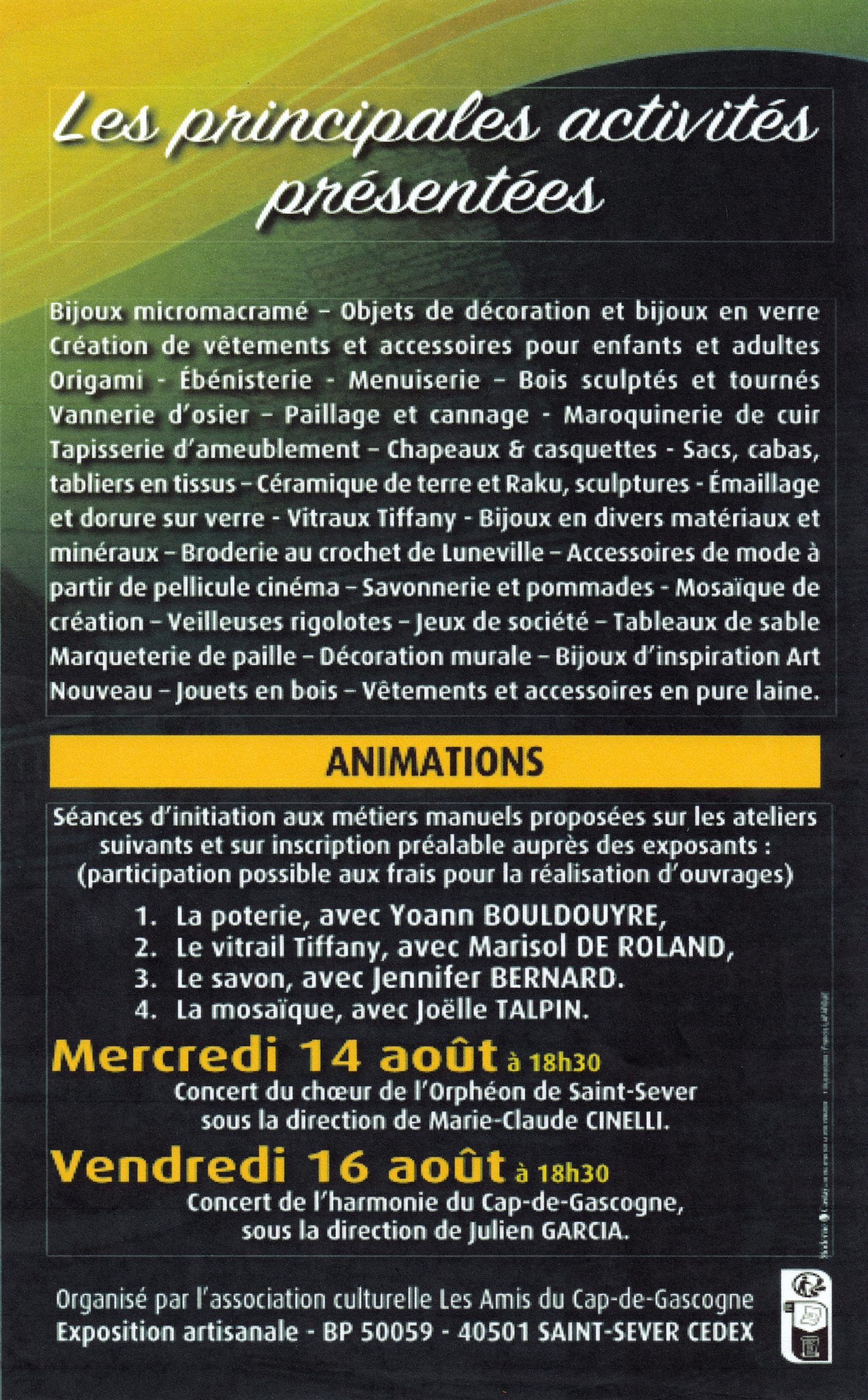 2024 Affiche Expo de St Sever