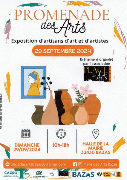 Promenade des Arts 29 Sept. à BAZAS
