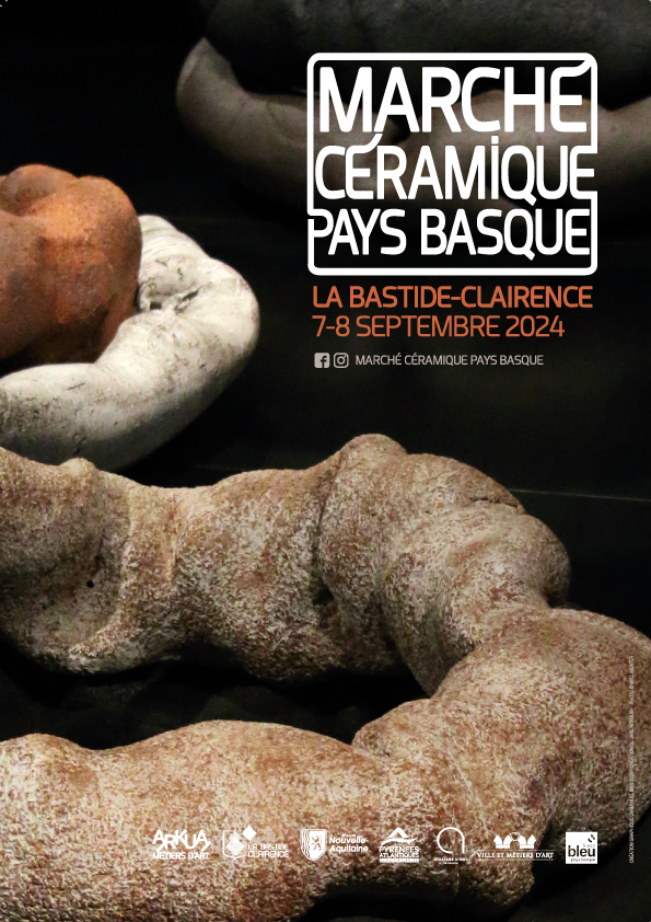 Marché céramique La Bastide Clairence les 7 & 8 septembre 2024