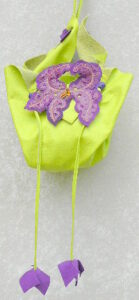 Alice Angevin, Les Sacs à M'Alice, Pochette Bonbon Anis, Iris violet